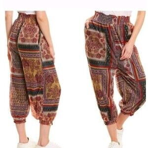 Free People Movement Sashay My Way Harem All Over Printed Pants Women’s Size S
